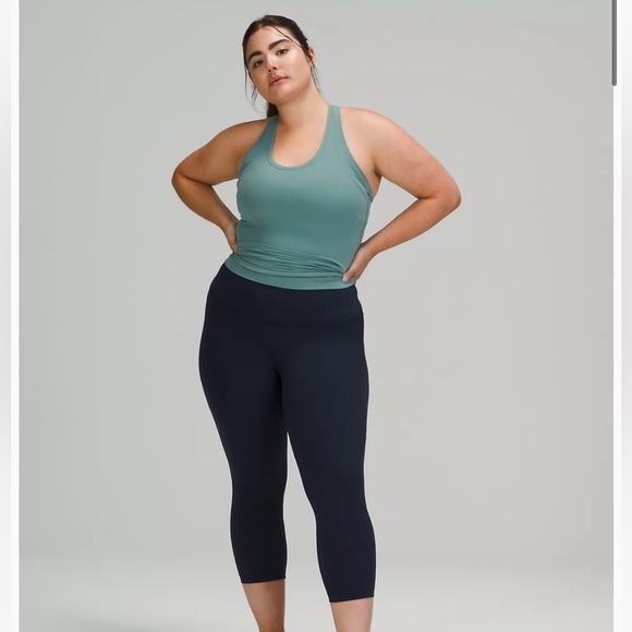 LIKE NEW Lululemon Align High-Rise Crop Leggings 23” - True Navy - Picture 2 of 8